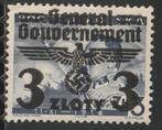 Generalgouvernement 1940 29 Poolse zegel 3Zl op 3Zl Ongebrui, Postzegels en Munten, Ophalen of Verzenden, Overige periodes, Postfris