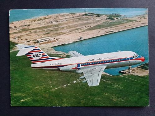 Ansicht Martinair F-28 Fellowship Straalvliegtuig / KO26.31, Verzamelen, Ansichtkaarten | Themakaarten, Ongelopen, 1960 tot 1980