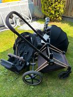 Cybex priam zwart brons, Kinderen en Baby's, Kinderwagens en Combinaties, Gebruikt, Verstelbare duwstang, Combiwagen, Ophalen
