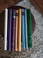 8 rollen kastpapier, Huis en Inrichting, Stoffering | Behang, Ophalen, Geel