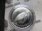 2022 Montserrat - Sea Turtle - 1 oz silver op cardboard, Ophalen of Verzenden, Zilver