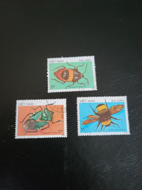 Vietnam Postzegels - Insecten Serie 1985, Postzegels en Munten, Postzegels | Thematische zegels, Gestempeld, Dier of Natuur, Ophalen of Verzenden