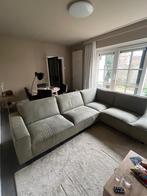 Trendhopper 3zits hoekbank groen grijs, Ophalen, Zo goed als nieuw, Vierpersoons of meer, Stof