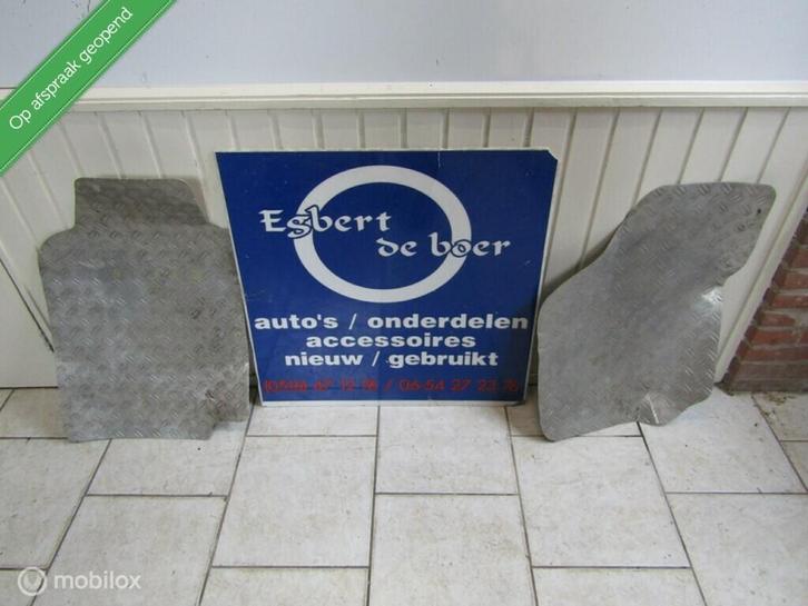 aluminium vloermatten set VW Golf 2 gebruikt, Auto-onderdelen, Interieur en Bekleding, Volkswagen, Gebruikt, Ophalen of Verzenden