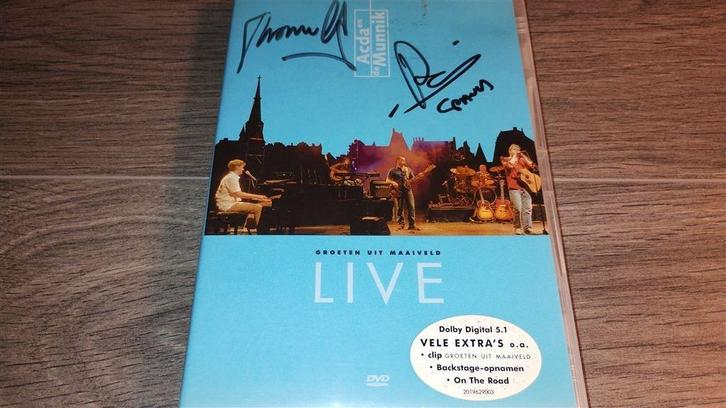 Acda en de Munnik ‎- Groeten Uit Maaiveld Live [Gesigneerd], Cd's en Dvd's, Dvd's | Muziek en Concerten, Zo goed als nieuw, Alle leeftijden