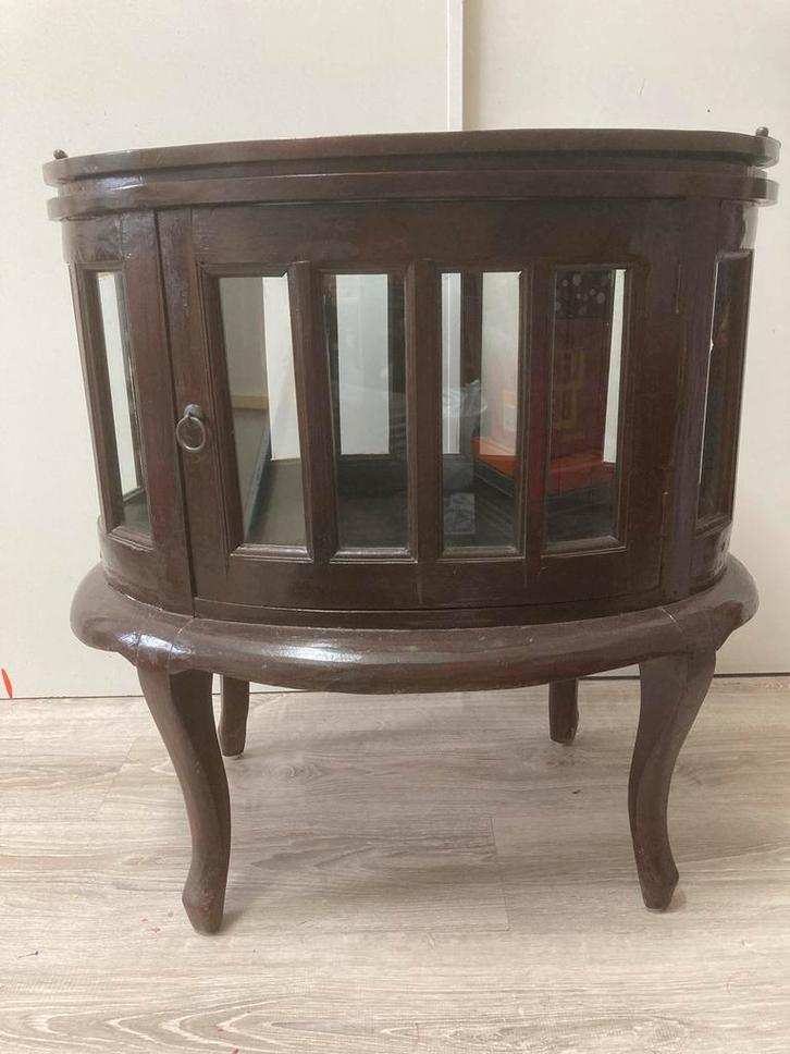 Antiek Theekastje Ovaal - Charmant en Uniek, Antiek en Kunst, Antiek | Meubels | Kasten, Ophalen