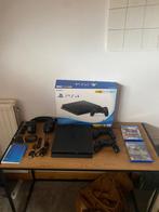 Playstation 4 500GB Slim + 2 Controllers & Games, Spelcomputers en Games, Spelcomputers | Sony PlayStation 4, Met 2 controllers