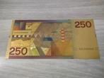 Gouden biljet 250 gulden Vuurtoren, 1985, Postzegels en Munten, Bankbiljetten | Nederland, Ophalen of Verzenden, 250 gulden
