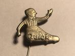 Metalen QUICK VOETBALSCHOEN Speld (Metaalkleur)., Verzenden, Zo goed als nieuw, Merk, Speldje of Pin