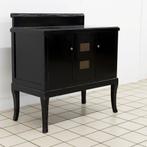 Zwart Gelakt Dressoir Chinese Oosterse Stijl, Antiek en Kunst, Antiek | Meubels | Kasten, Ophalen