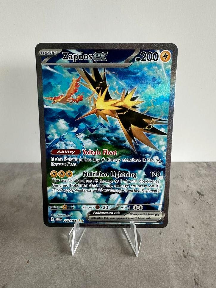 Zapdos 202 / 165, Hobby en Vrije tijd, Verzamelkaartspellen | Pokémon, Zo goed als nieuw, Ophalen of Verzenden