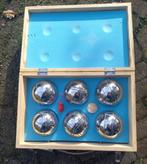 Jeu de Boules set; 6 metalen ballen.  Petanqueballen., Ophalen, Nieuw, Bal