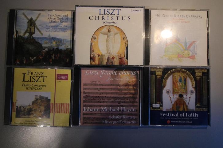 CD’s 8 st. diverse componisten Klassiek 166, Cd's en Dvd's, Cd's | Klassiek, Zo goed als nieuw, Orkest of Ballet, Classicisme