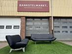 LEOLUX Tango bank relax design 3+2 zit bankstel zwart leer, Ophalen, Leolux, Geen, Geen
