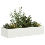 NIEUW | Plantenbak Bloembak Bloempot 200 cm wit staal! GRT B, Tuin, Verzenden, Rond, Nieuw
