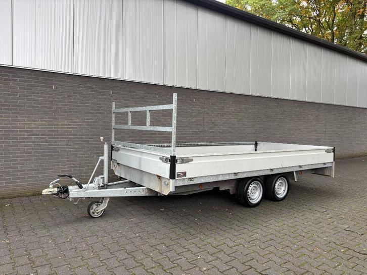 Proline PL 2700 kg plateauwagen 400x200 cm + sledes!, Auto diversen, Aanhangers en Bagagewagens, Gebruikt, Ophalen of Verzenden