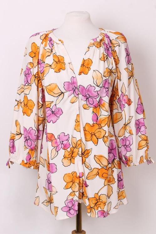Gebloemde blouse Fabienne Chapot maat 40, Kleding | Dames, Blouses en Tunieken, Zo goed als nieuw, Maat 38/40 (M), Verzenden