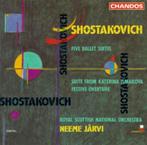 SHOSTAKOVICH Five ballet suites 2 - CD JÄRVI CHANDOS ZGAN, Cd's en Dvd's, Boxset, Modernisme tot heden, Ophalen of Verzenden, Zo goed als nieuw
