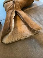 Leren hoge uggs, Ophalen of Verzenden, Zo goed als nieuw, Bruin, Hoge laarzen
