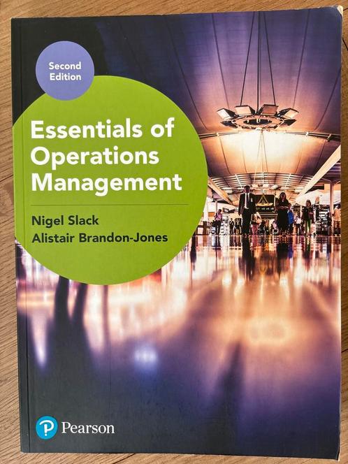 Operations Management - Nigel Slack - 2e editie, Boeken, Studieboeken en Cursussen, Zo goed als nieuw, HBO, Gamma, Ophalen of Verzenden