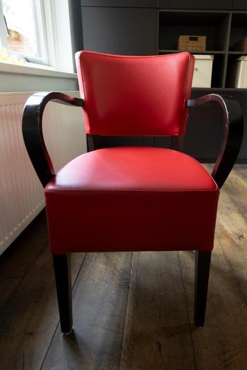 Set van 4 vintage retro eetkamerstoelen beschikbaar voor biedingen