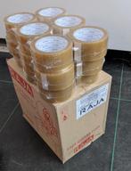 verpakkingstape voor dozen 50 mm x 60 meter, 54 rol Rajapack, Doe-het-zelf en Verbouw, Kratten en Dozen, Overige typen, Ophalen of Verzenden