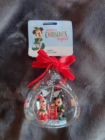 Disney Store Mickey & Minnie Mouse kerst ornament kerstbal   beschikbaar voor biedingen