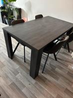 Grijze eettafel, Ophalen of Verzenden, Rechthoekig, 150 tot 200 cm, 50 tot 100 cm