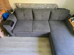 VEJLBY Slaapbank Chaise Longue - Donkergrijs, Huis en Inrichting, Banken | Sofa's en Chaises Longues, Ophalen, Gebruikt, Driepersoons