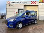 Ford Tourneo Courier 1.0 Titanium, Auto's, Ford, Stof, Gebruikt, Blauw, 100 pk