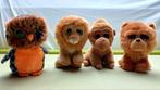 Ty knuffeltjes uil, leeuw, aap en hond, Ophalen of Verzenden, Gebruikt, Overige typen