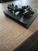 PlayStation 4 Slim met 2 controllers, Spelcomputers en Games, Spelcomputers | Sony PlayStation 4, Ophalen, Met 2 controllers, Slim