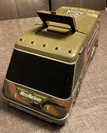 Micro Machines Army RV Camper Fold Out Playset - Galoob 1991 beschikbaar voor biedingen