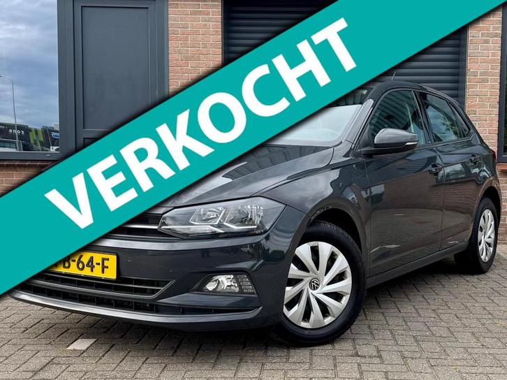 Volkswagen POLO 1.0 TSI DSG 2020 Stoelverwarming Camera Navi, Auto's, Volkswagen, Bedrijf, Polo, ABS, Achteruitrijcamera, Airbags