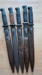 5 duitse nummergelijke bajonetten, Antiek en Kunst, Ophalen of Verzenden