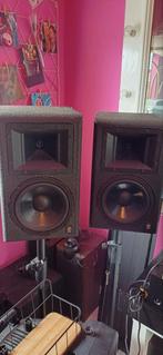 Yamaha AS108. Speakers met Stands - Mooi Geluid, Audio, Tv en Foto, Luidsprekers, Ophalen, Gebruikt, Front, Rear of Stereo speakers