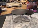 Salontafel 2-delig Zwart metaal €149,- Direct/Leverbaar