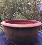 Oude terracotta potten oud Hollandse of Italiaanse diverse, Tuin en Terras, Bloempotten, Gebruikt, Rond, Terracotta, Tuin