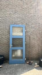 Achterdeur met draadglas 93 x2350, Doe-het-zelf en Verbouw, Deuren en Horren, Ophalen, 80 tot 100 cm, 200 tot 215 cm, Buitendeur