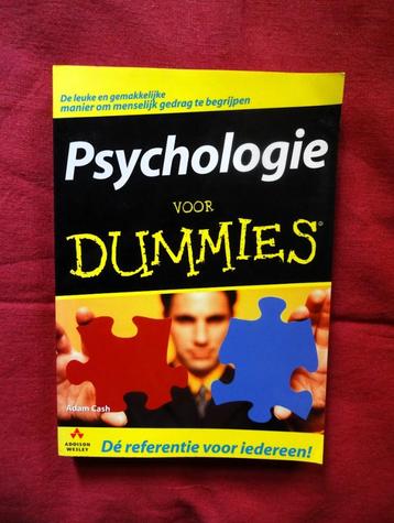 Psychologie Voor Dummies - Adam Cash beschikbaar voor biedingen