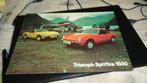 Folder  TRIUMPH  SPITFIRE  1500  ,  12-1978, Verzenden, Nieuw, Overige merken