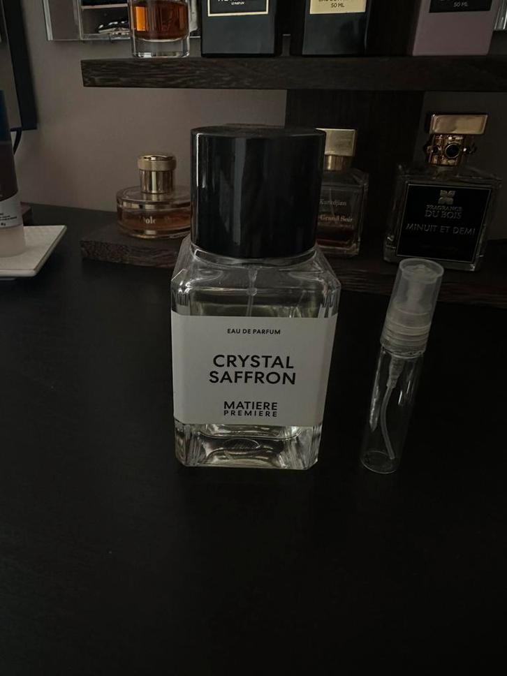 Matiere Premiere Crystal Saffron 5ml decant, Sieraden, Tassen en Uiterlijk, Uiterlijk | Parfum, Zo goed als nieuw, Ophalen of Verzenden