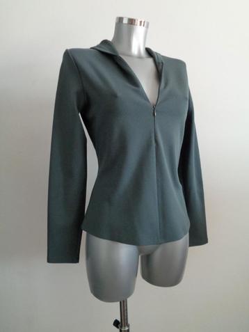 Mandarina Duck trui antraciet met hoodie maat 38 origineel beschikbaar voor biedingen