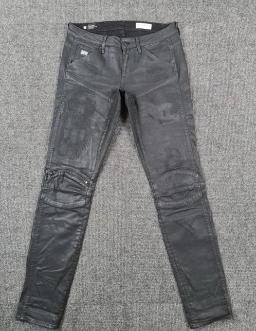 G-star raw 5620 zip mid skinny W28 L34 WMN Tulsi2834 Zwart, Kleding | Dames, Spijkerbroeken en Jeans, Zo goed als nieuw, W28 - W29 (confectie 36)