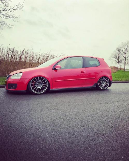 Volkswagen Golf 2.0 GTI 147KW 2008 Rood Airride, Auto's, Volkswagen, Particulier, Benzine, E, Hatchback, Handgeschakeld, Origineel Nederlands