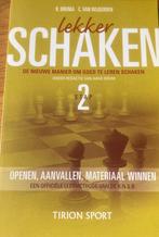 Lekker schaken - stap 2 - openen, aanvallen, stukwinst, Hans Böhm, Ophalen of Verzenden, Zo goed als nieuw, Denksport