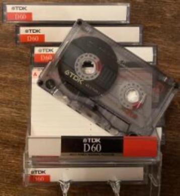 SET 762 10 X TDK D60 TYPE I CASSETTEBANDJES 1988-1989 € 12,5 beschikbaar voor biedingen