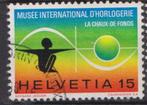 Zwitserland 1973 Museum Horloges, Verzenden, Gestempeld