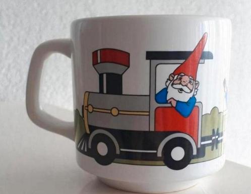 Beker David de Kabouter, Huis en Inrichting, Keuken | Servies, Zo goed als nieuw, Kop(pen) en/of Schotel(s), Overige stijlen, Ophalen of Verzenden