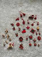 Vintage kerst houten figuurtjes, Ophalen of Verzenden, Gebruikt